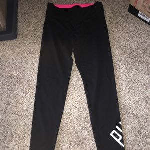 Pink workout leggings